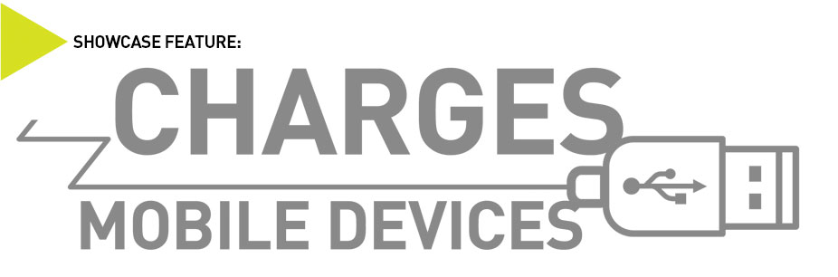 Charges mobile devices graphic